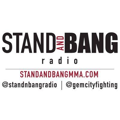 Official twitter of Stand and Bang MMA Podcast. Awesome discussions with UFC, Bellator, and IFC stars. New shows every Monday. Visit our site! #teamMMA4LIFE