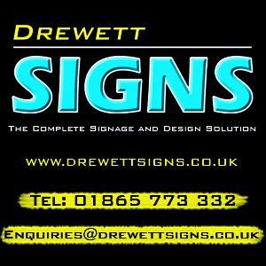 Signage for vehicles, shops, offices or business. Drewett Signs has been making signage for over 27 years. Call us now on 01865 773332 for a free quote.