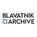 Blavatnik Archive (@BlavatnikArchiv) Twitter profile photo