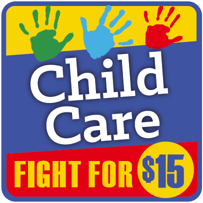 People who care for kids are in a national movement to get paid fairly so more kids get quality care.
#FightFor15 #ChildCareForAll
http://t.co/t6Cc49XMcj