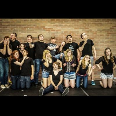 Valparaiso University's Improv Comedy Troupe 
shows once a month, rehearsals once a day, innuendos once a minute