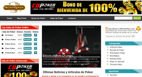 Lugar para principiante y avanzados del poker, para comenzar la búsqueda de un sala de poker en línea que resuelva y exceda los criterios más importantes.