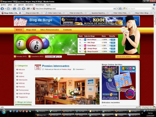 Blog de informacion sobre bingo y juegos de bingo online. Promociones especiales en los bingo en linea, con los mejores bonos de bingo para jugar.