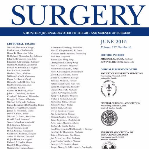 Official journal of Central Surgical Association, @TheAAES, & @UnivSurg. Editors in Chief Kevin @Behrns & @SWexner. Impact factor 4.348