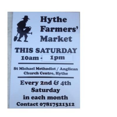 Hythe Farmer's Market was established in March 2004 by popular demand and continues to provide good quality local food to the people of Hythe and its environs