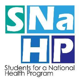 Students for a National Health Program (SNaHP) is comprised of students from 70+ universities who advocate for a single-payer healthcare system. #MedicareForAll