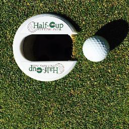 The #HalfCup reduces the golf hole to a 2-inch slotted target improving putting accuracy and confidence. Like us on Facebook at http://t.co/xFTOohnx9e