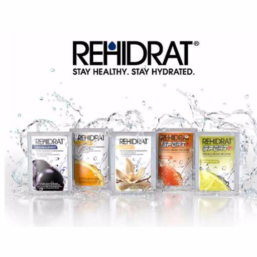 REHIDRAT® Sport is a mixture of sugars & salts, rich in electrolytes, for replacing the fluids lost when exercising, replenishing energy & speeding up recovery.