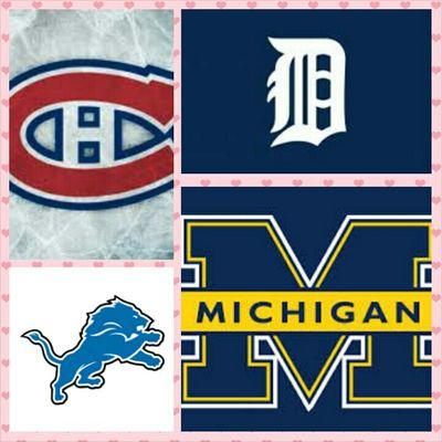 #Lions, #Tigers and #Habs - hell yeah. And #GoBlue too