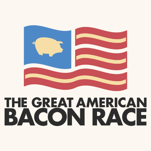 The Great American Bacon Race is a 5k fun run, with bacon stations during and after the run. All followed by The Bacon Bash after party.