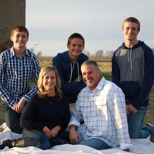 Husband to a perfect wife and Father to some amazing boys and Coach to the center grove youth...follower of Christ.