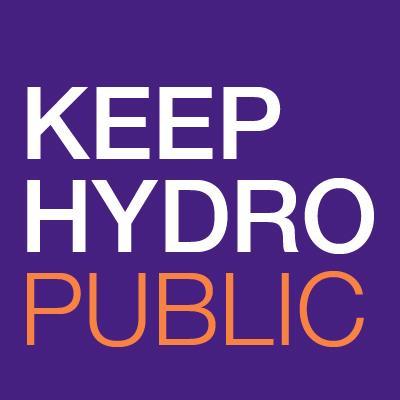 The Province-wide campaign to stop the Ontario Liberal Government from privatizing Hydro One. Maintaining public control over our electricity. #KeepHydroPublic