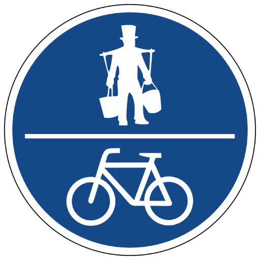 Der ganz normale Wahnsinn auf Hamburgs Radwegen...