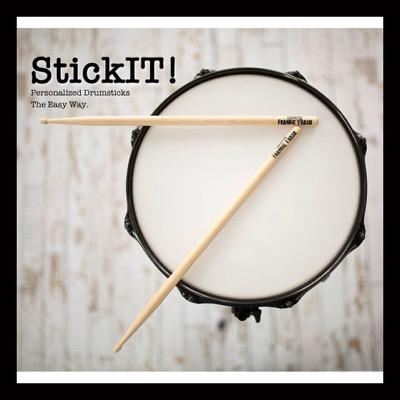 stickitstix's profile picture. StickIT's are a high quality, transparent vinyl wrap, with a clear durable overlaminate. They are placed on drumsticks for a fast and easy custom made stick.