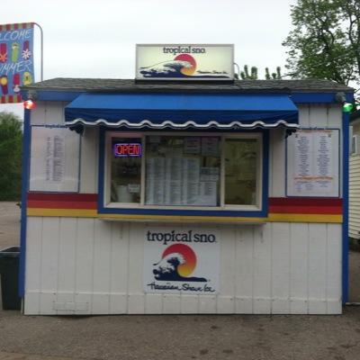 Tropical Sno shaved ice located in Arnold's Park, IA