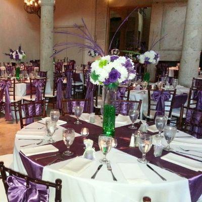 Reasonable Linens rent linens for tables and chair.coverings, charger plates, centerpieces, uplighting, tents and more.