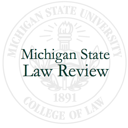 Michigan State University College of Law's Flagship Journal