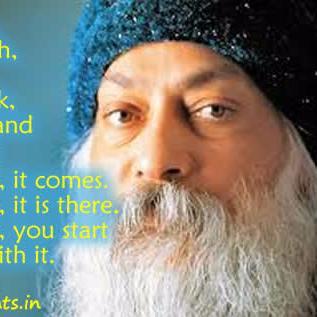 Osho is a well known professor of philosophy. His teachings emphasize the celebration of love, meditation, awareness, creativity and humour.