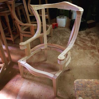 Based in Essex. We are one of the leading chair-frame makers in the UK. We manufacture Bespoke, made to measure furniture from chairs and sofas to cabinets.