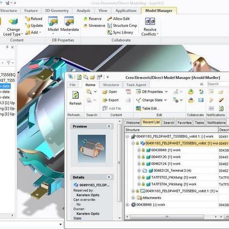 Extending the footprint of PTCs Model Manager - Document Management, Graphical Workflow, Muti-CAD & Replication