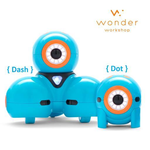 Robots inteligentes para mentes curiosas. Descubre un mundo de creatividad y diversión con los robots educativos, Dash y Dot, que le dan vida a tu imaginación.