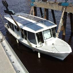 Fully Solar Powered Boat Developed by George McNeir