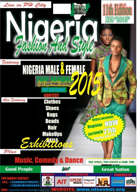 This is an annual Fashion event in Nigeria. We welcome Fashion Designers from every part of the World. We have the biggest Runway Stage in Africa