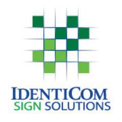 IdentiCom Sign Solutions provides project management, surveys, graphic design and engineering services. We are eco-friendly in all aspects of our business.