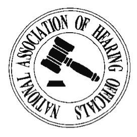 The mission of the National Association of Hearing Officials is to improve the fairness and effectiveness of the administrative hearing process.