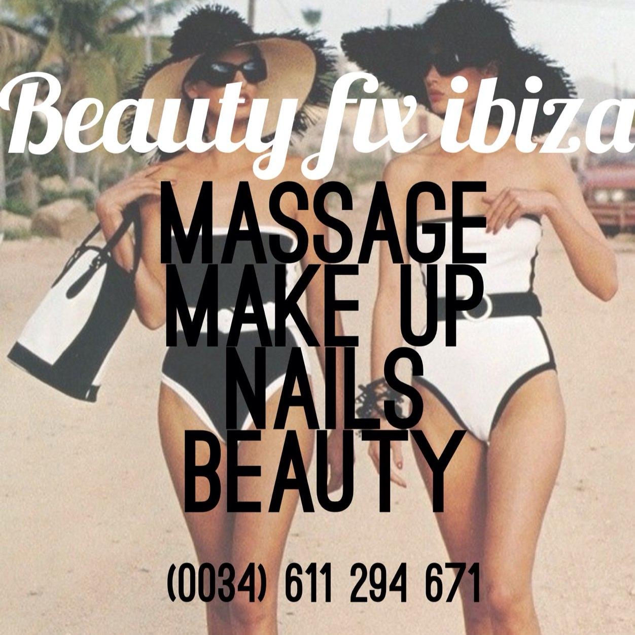 Professional mobile beautician and MUA based in Ibiza, offering make up, beauty, massage and nails across the island.