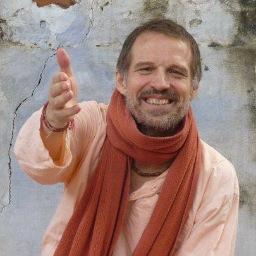 Sacinandana Swami is a bhakti yoga teacher and author. He has significantly contributed to kirtan, japa and meditation for modern practitioners of bhakti.