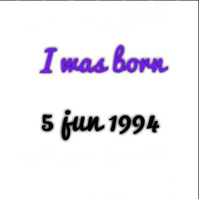 ♥ I was born on June 5, 1994..♥ 
♥ my name is yusra.. look nerd but people who know me don't think so..hahaa. (acah je)♥