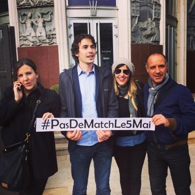 PasDeMatchLe5Mai = Sacralisation + Actions pour que cela ne se reproduise plus, que la mémoire reste Twitter du Collectif du 5mai (Lauda et Josepha Guidicelli)