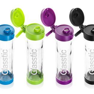 Glasstic is the break resistant shatterproof glass water bottle. BPA, toxin and metal free. Lifetime replacement guarantee. 10% off code 'Twitter10'.