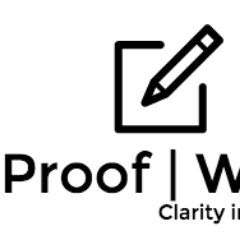 TheProofWrite's profile picture. Sharper than spell check. Invested in your authorship. Take a draft from rough to refined.