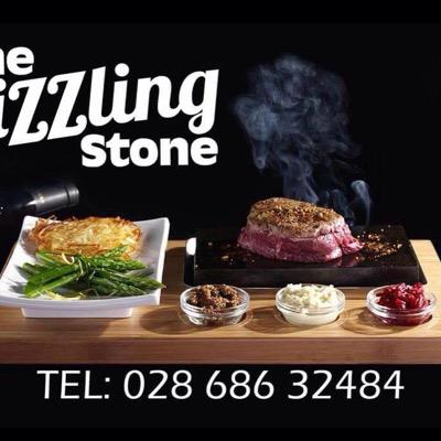 The Sizzling Stone at the Lough Erne Hotel. Open Friday & Saturday 5pm to 9pm. Open Sunday 12.30pm to 8 pm