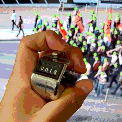 durchgezaehlt's profile picture. Forschungsgruppe Durchgezählt @UniLeipzig  ✽ Wissenschaftliche Schätzungen von Teilnehmerzahlen bei Großveranstaltungen ✽ #Crowdcounting research group