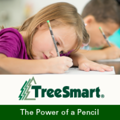TreeSmart is educating kids & promoting the wise use of our natural resources. Recycled newspaper pencils, recycled water bottles pens, and more.