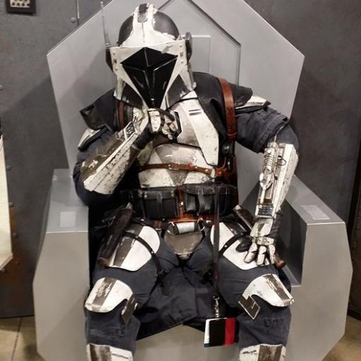 Founder of the Mandalorian Mercs Costume Club.