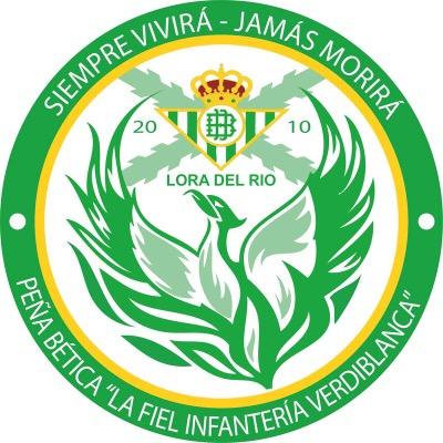 Peña Betica La Fiel Infantería Verdiblanca de Lora del Río, fundada el 28 de junio de 2010.
