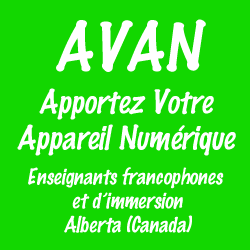 Compte Twitter officiel du Programme AVAN (Apportez Votre Appareil Numérique) du Conseil scolaire FrancoSud