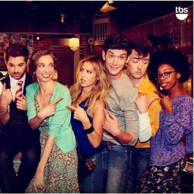 A new TBS Comedy series starring Ashley Tisdale,Mike Castle,Ryan Pinkston, Matt Cook,Lauren Lapkus,Diona & George!Check it out every Tuesday at 10/9c pm on TBS