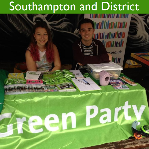 The official Twitter account of the Southampton and District Young Greens, part of the youth & student branch of the Green Party of England and Wales