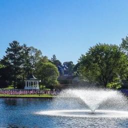 Beautiful Hoopes Park on Genesee Street in Auburn
