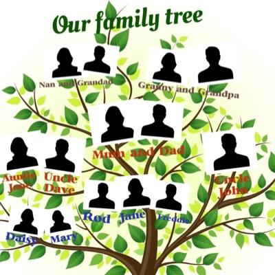 custom created family tree photo prints