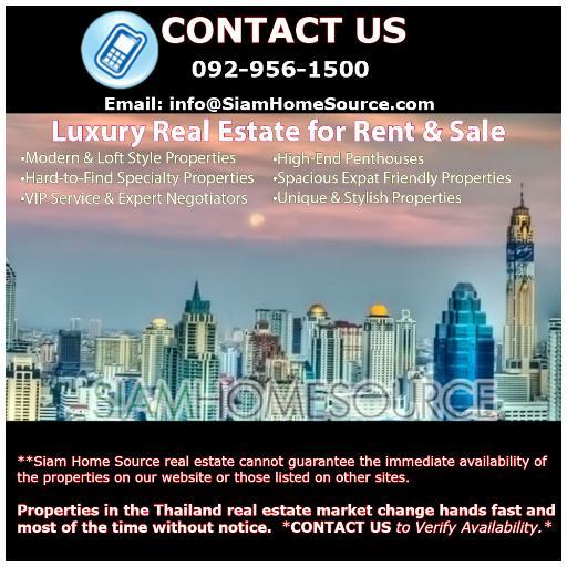 Luxury Real Estate in the Kngdom of Thailand - High-End Property Sales & Rentals - Contact us: 092-956-1500 (Call/SMS/Whatsapp) LINE ID: Thai-Real-Estate