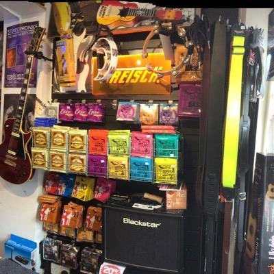 Folkestone Guitarshop dealing with Gretsch, Gibson, Fender, Hofner, Blackstar, Faith, Tanglewood, EHX, T-Rex, vintage guitars and amplifiers from years gone by!