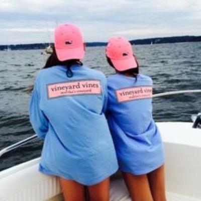 two brunette friends who love all things preppy|preppy & baseball boys have our hearts| slight alcoholics| M&K run this bitch|❤️