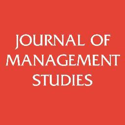 Journal of Management Studies (JMS) is a globally respected, multidisciplinary journal with a long established history of excellence in management research.