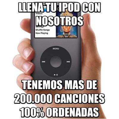 Llena tu iPod, iPhone, iPad, Samsung, Blackberry, pendrive o cualquier dispositivo movil de música 100% Ordenada +58-424.4146070 Valencia, Venezuela y el Mundo